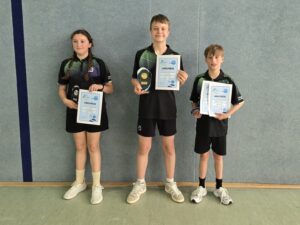 Tischtennis Jugend 15 Einzel